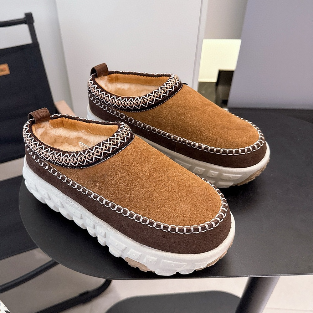 Women's new leisure tire sole shallow snow boots
