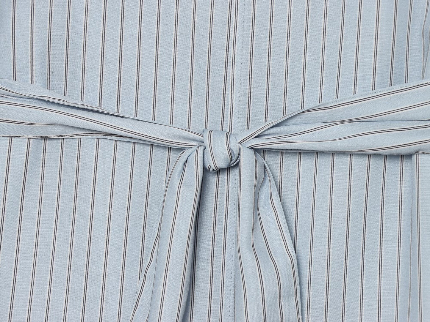 Women's layered decorative striped shirt