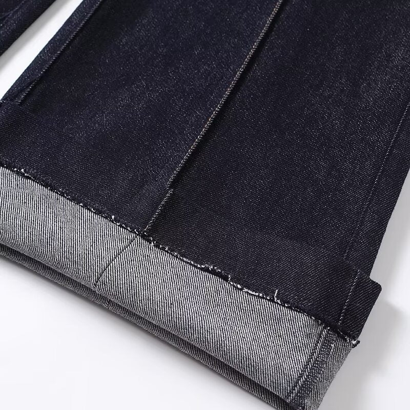 Women's casual high waisted flared denim pants