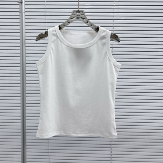 Women's new fashion casual Joker slim cotton bottoming vest