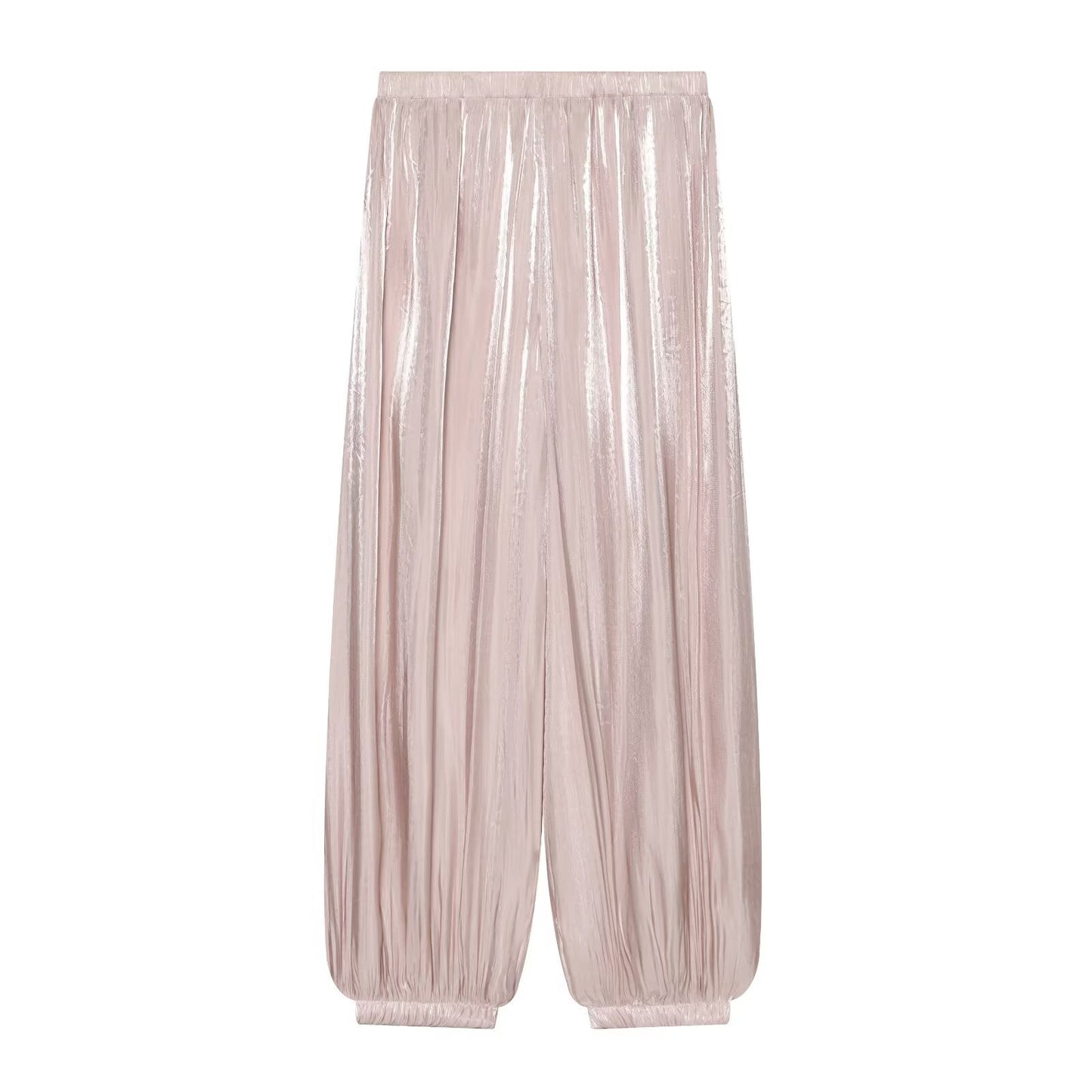 Women's comfortable pleated lantern pants