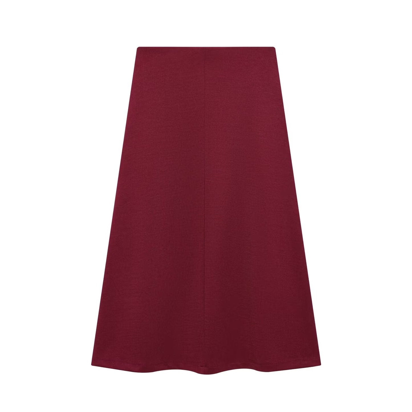 Women's twisted knot design casual MIDI skirt