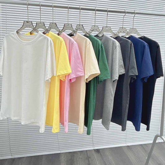 Women's new fashion round neck short sleeve cotton casual T-shirt