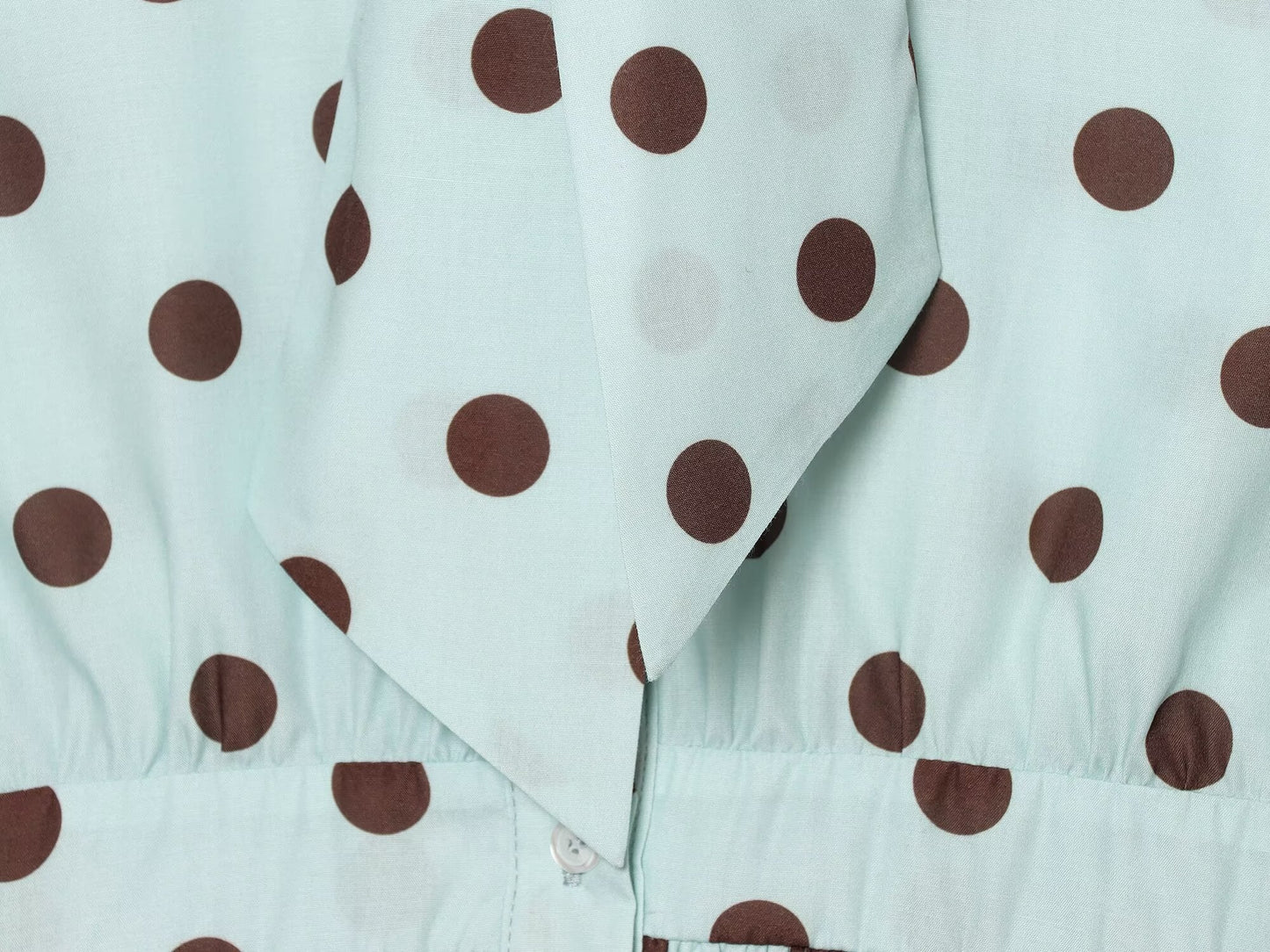 Women's polka dot bow sleeveless shirt