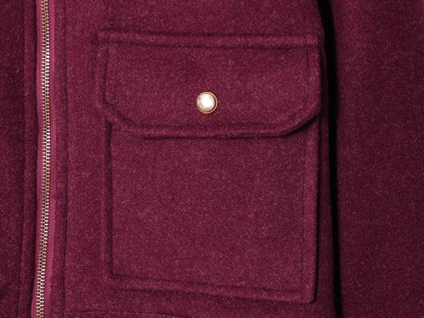 Women's soft textured lapel woolen jacket Coat