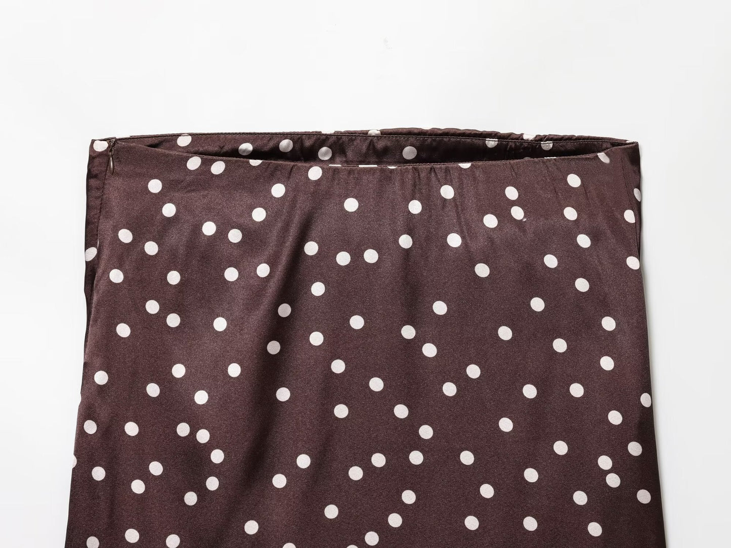 suit Women's 2 pieces satin textured polka dot strapless top+Pants