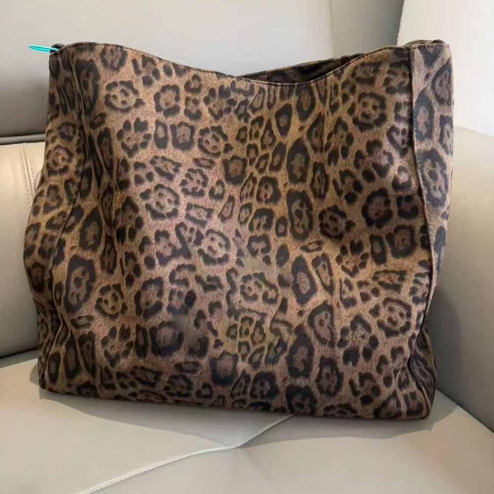 Women's new leisure large-capacity Leopard shoulder handbag