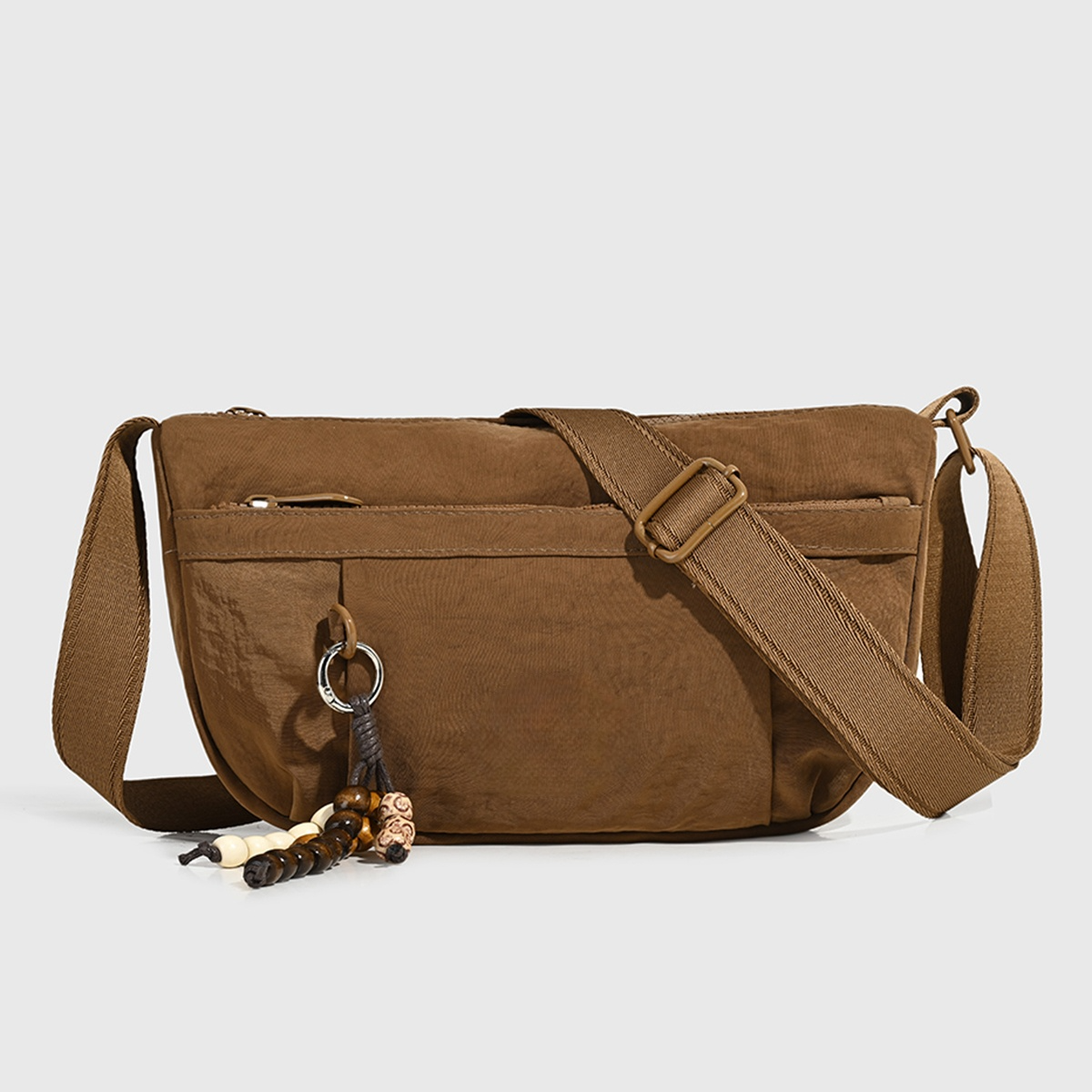 Women's new casual fashion zipper lightweight shoulder crossbody bag