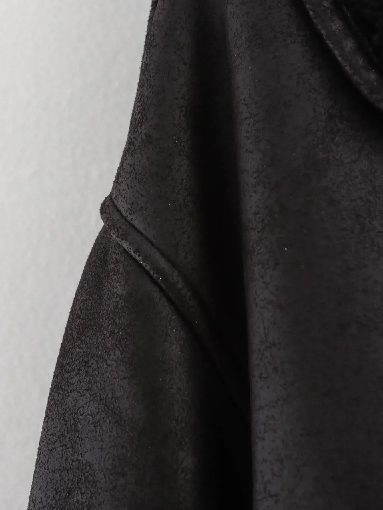 Women's new fashion pocket decoration loose warm Fur Faux Leather jacket Coat retro long sleeved button up women's Coat chic top