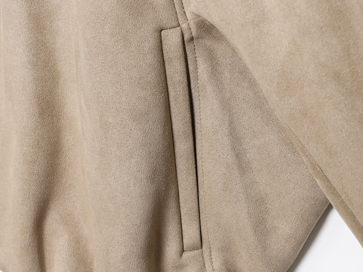 Women's new fashion suede texture effect hooded flying jacket Coat