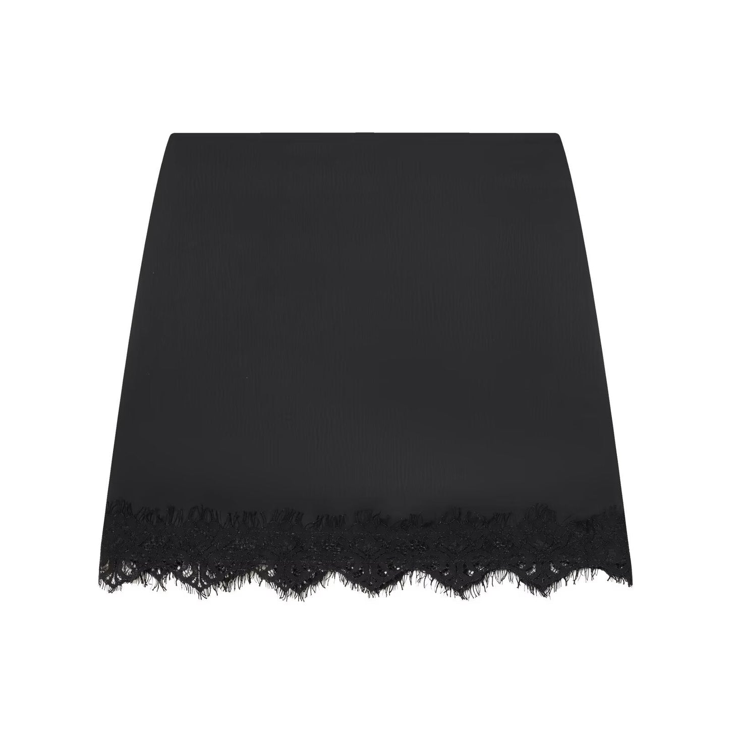 Women's lace hem slim Shorts Skirts