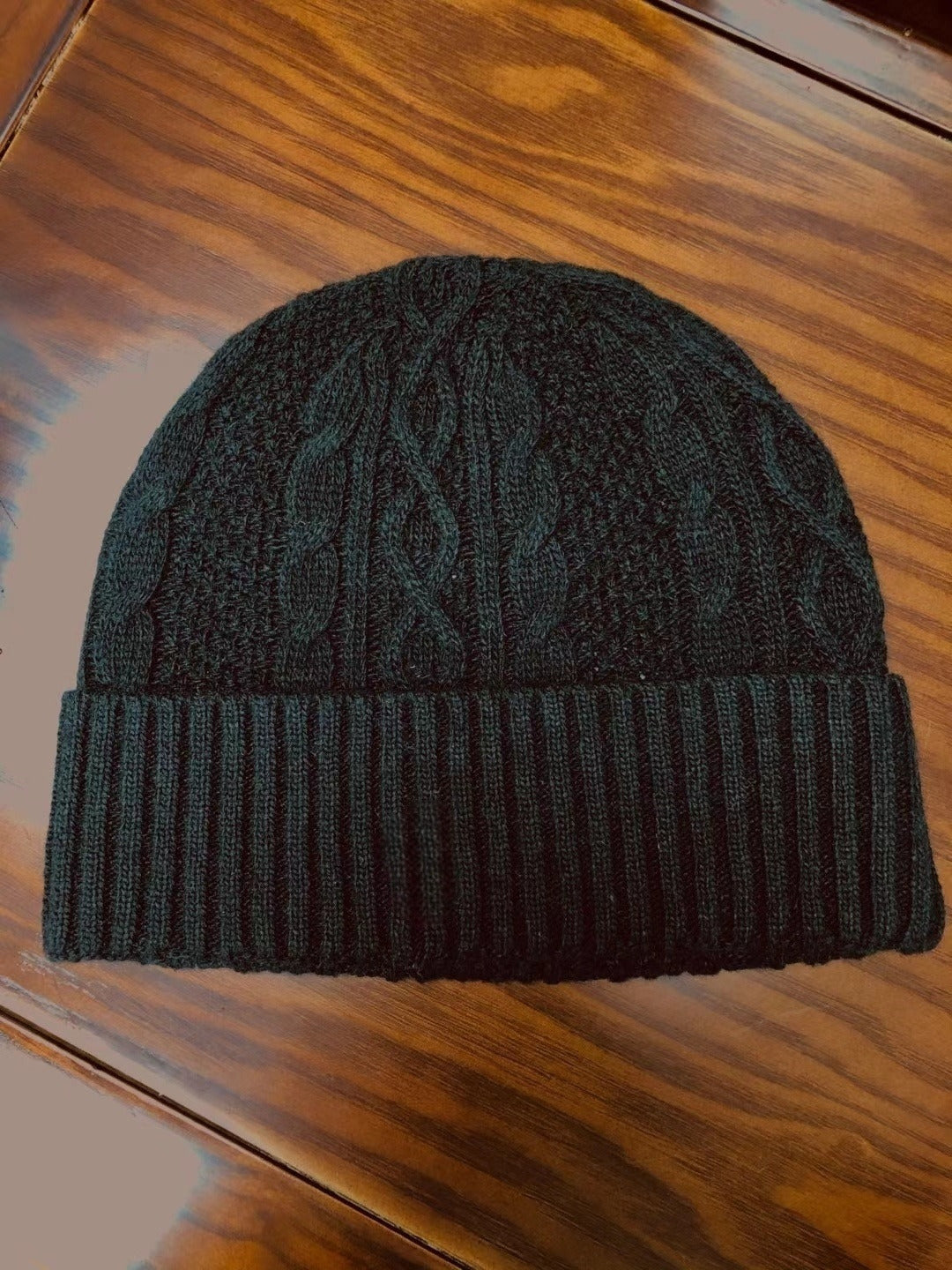 New autumn and winter embroidery outdoor knitted hat
