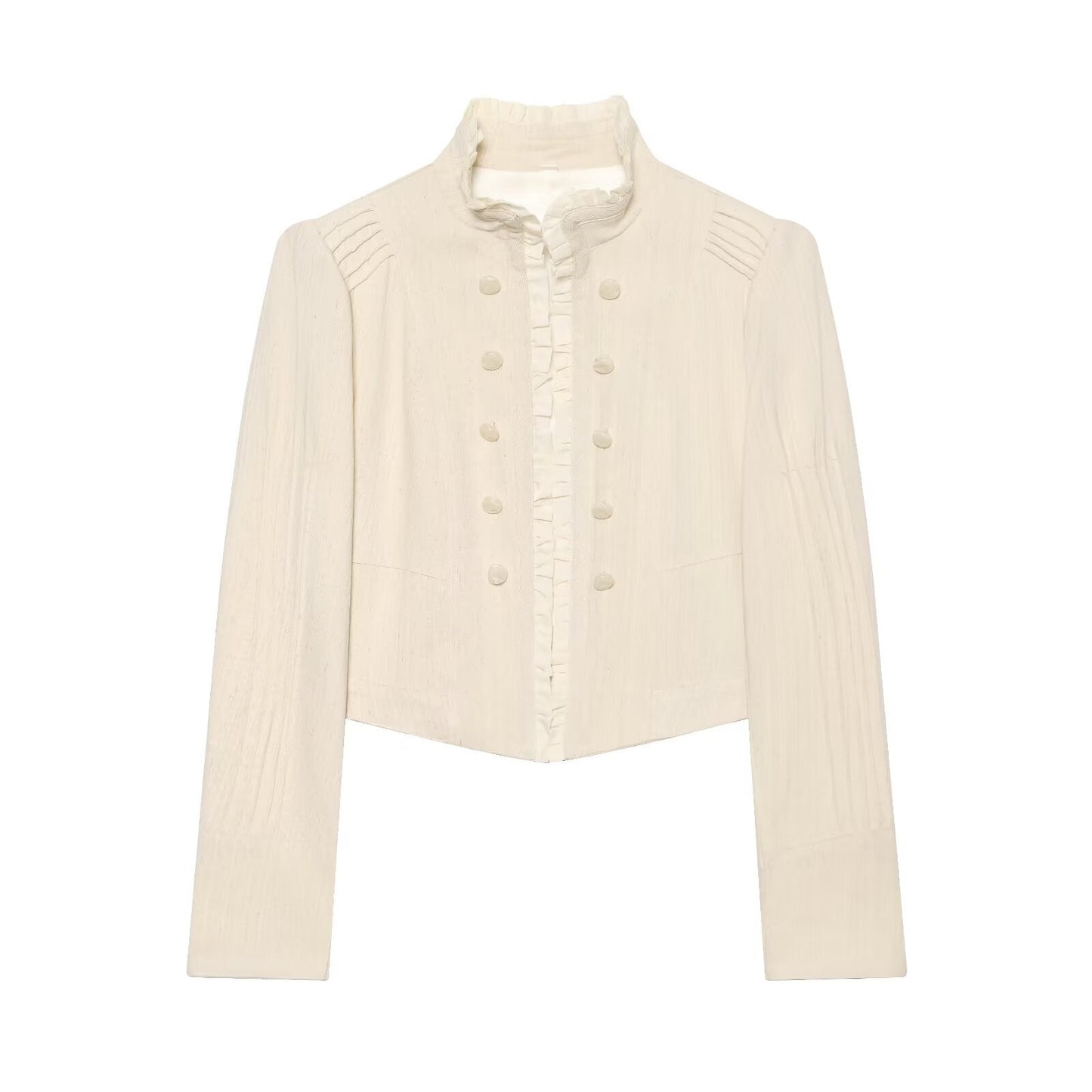 Women's layered decorative short Blazer Coat