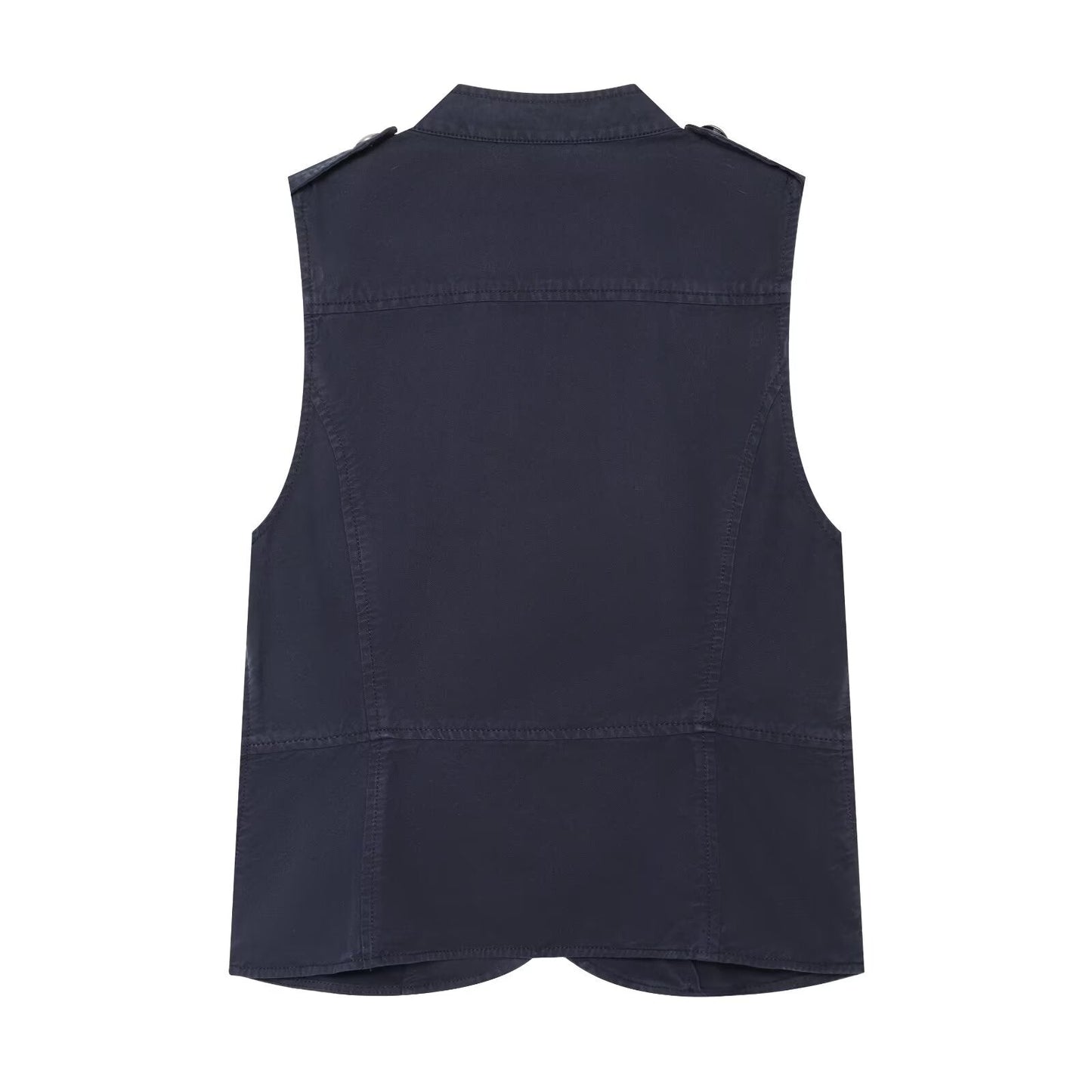 suit Women's 2 pieces breasted decorative vest style top+skirt