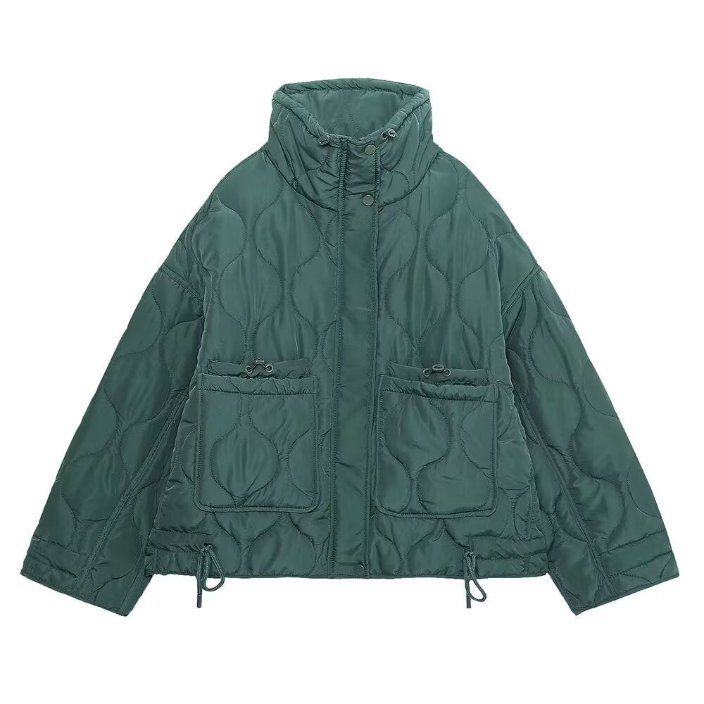 Women's loose warm cotton jacket Coat