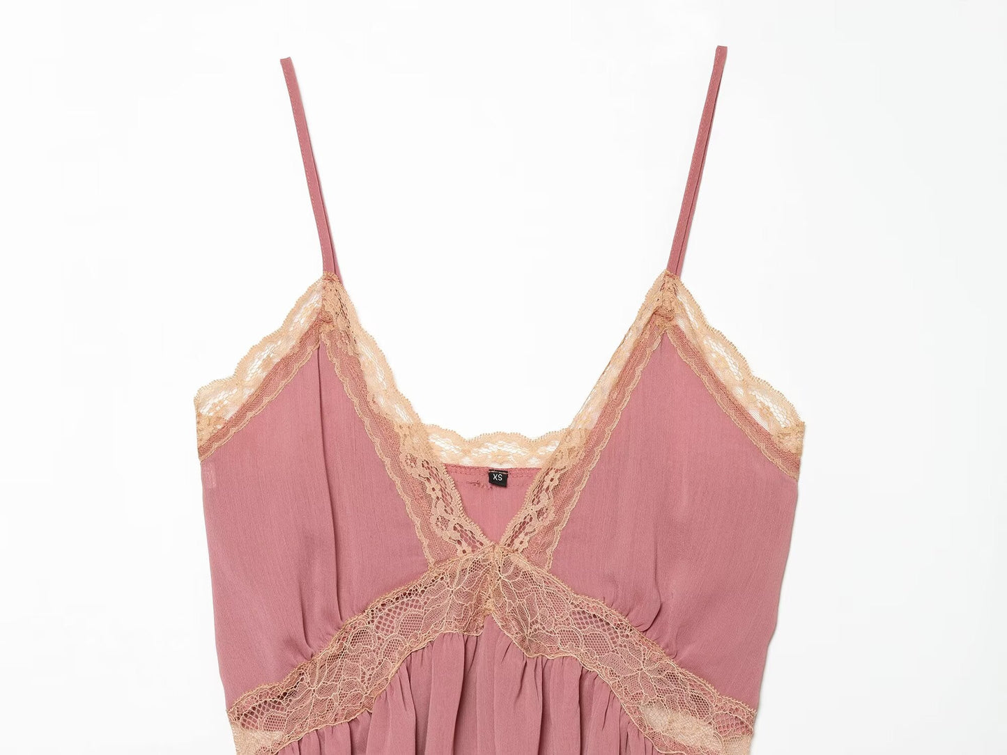 Women's lace suspender lingerie style top