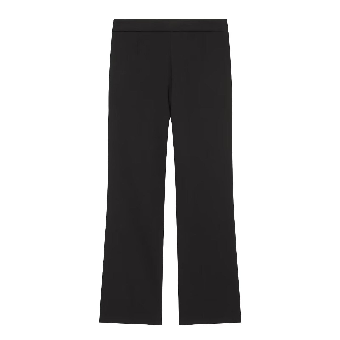 suit Women's 2 pieces pleated decorative slim vest+mini flared pants