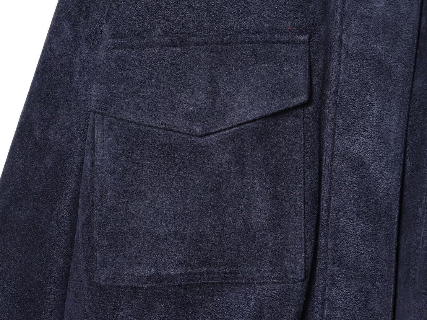 Women's new fashion loose stand collar suede textured leather jacket