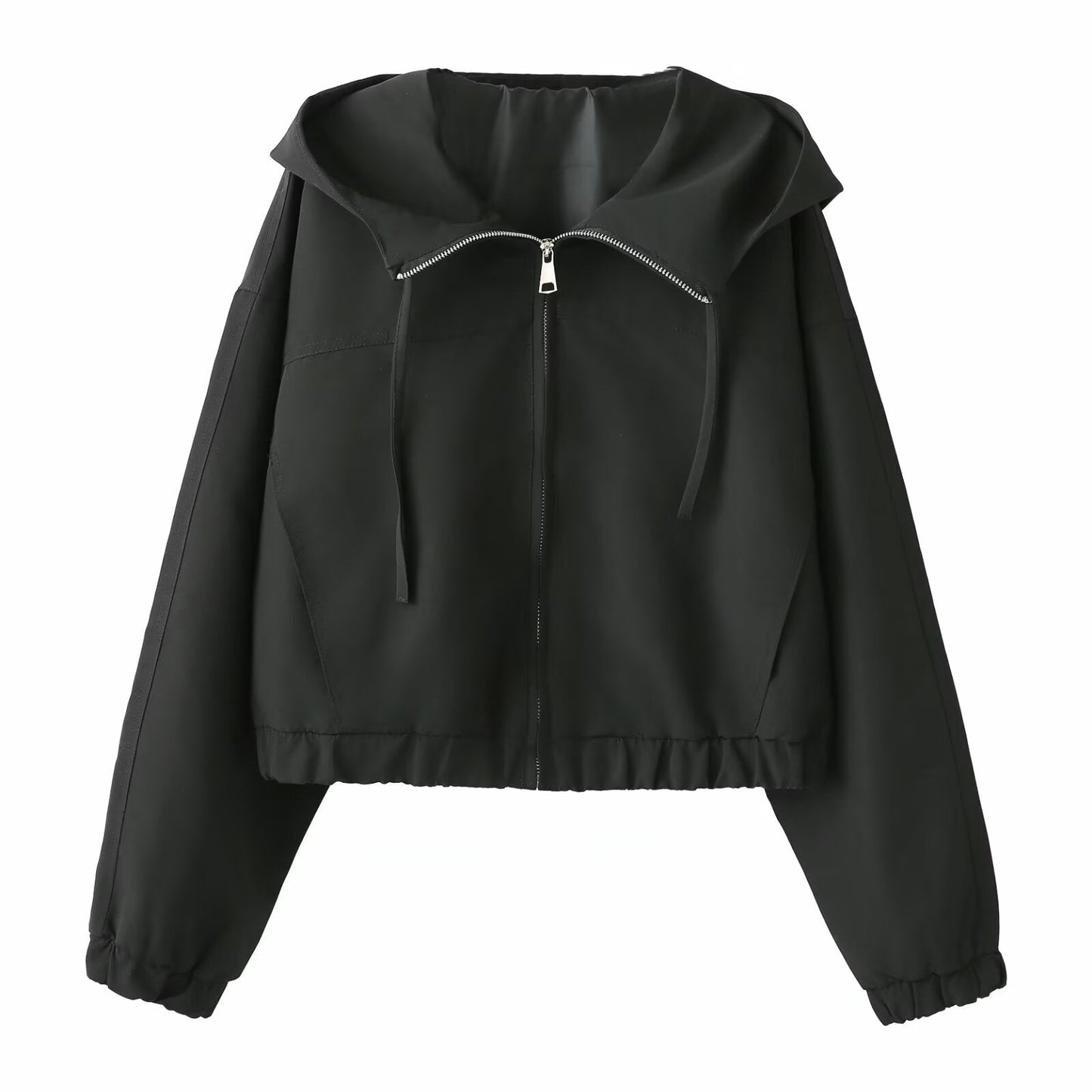 Women's casual short hooded jacket Coat