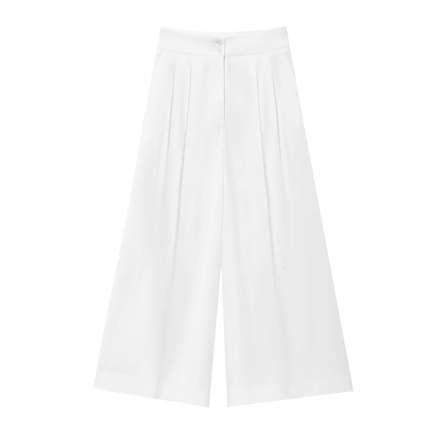 Women's new fashion with Belt casual linen blend V-neck vest+Pants suit