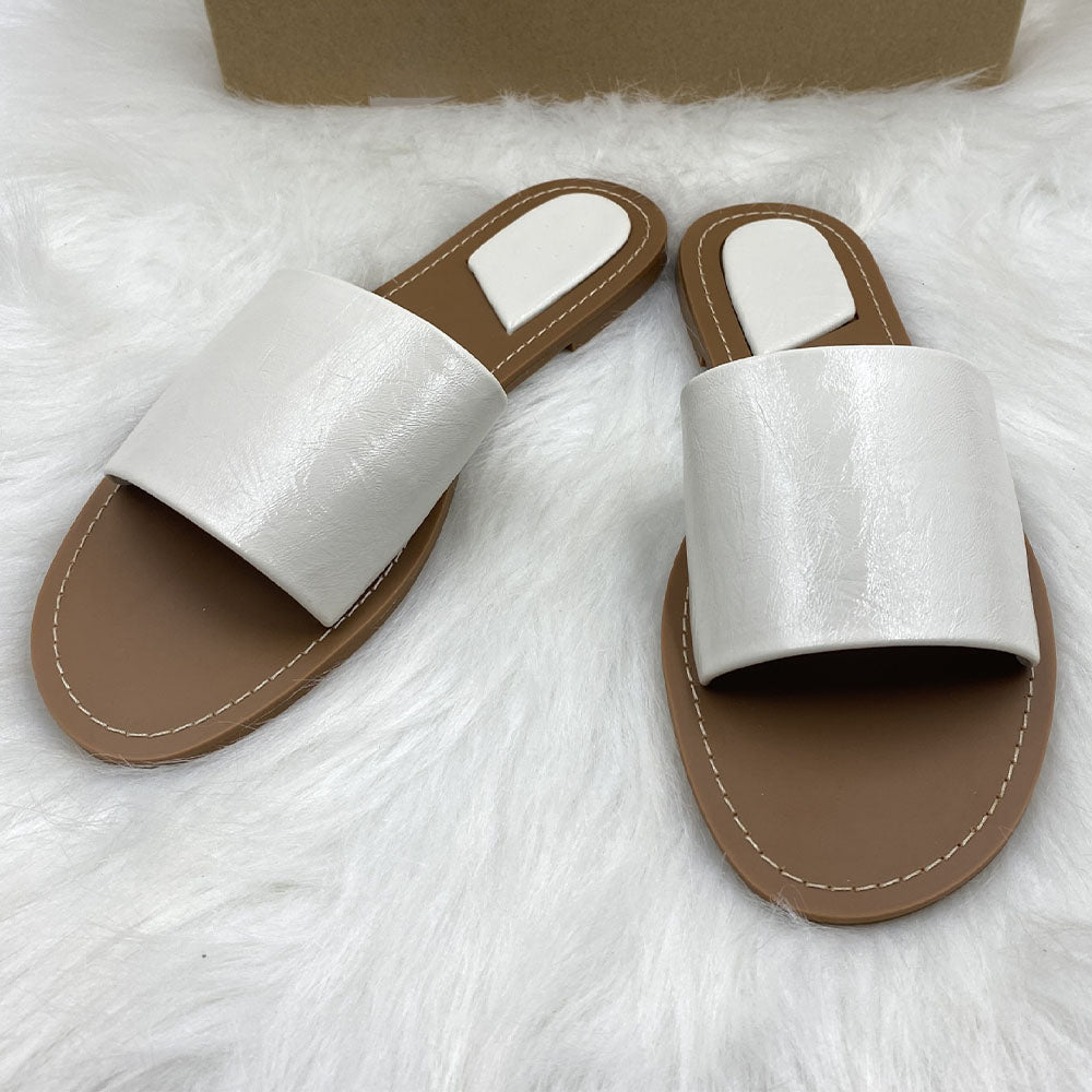 2026 women's new fashion thin open-toed slippers