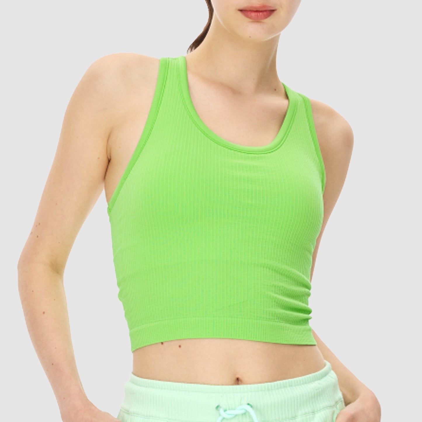 LU Women's New Fashion Yoga Ebb Vest Nude Tight with Chest Pad Fitness Bra I-word Beautiful Bad Luck. Moving Underwear