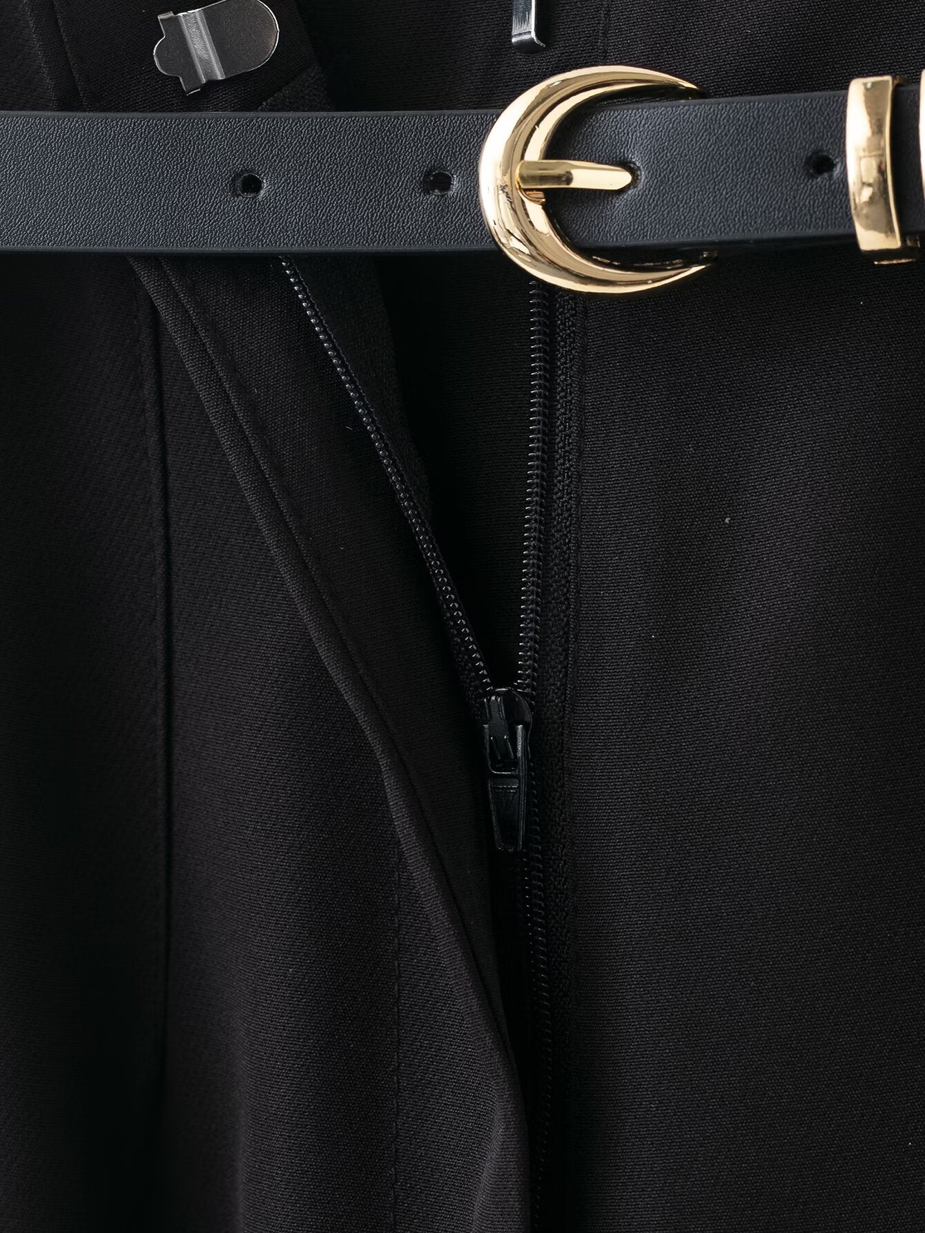 Women's With Belt casual straight high waisted pants
