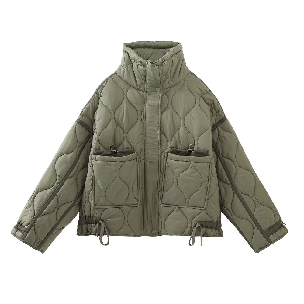 Women's loose warm cotton jacket Coat