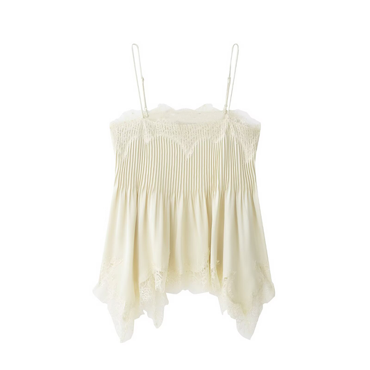 Women's lace lingerie style suspender top