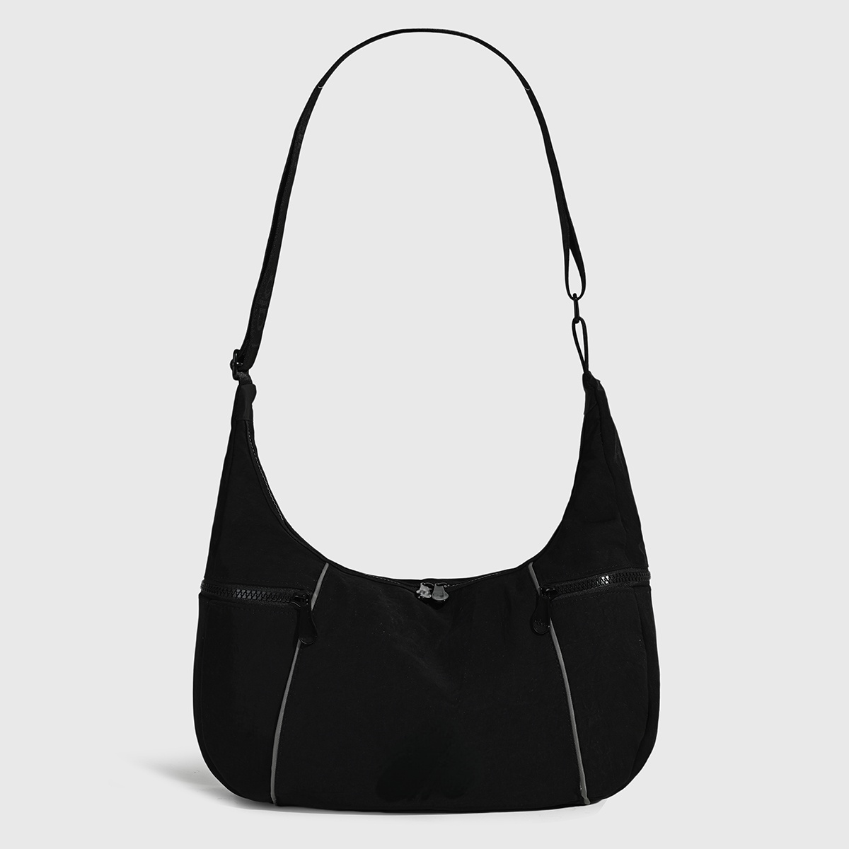 Women's new leisure fashion zipper sports crossbody bag