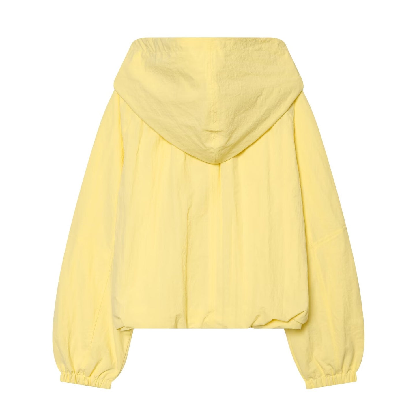 2026 Women's bow decoration nylon hooded Coat