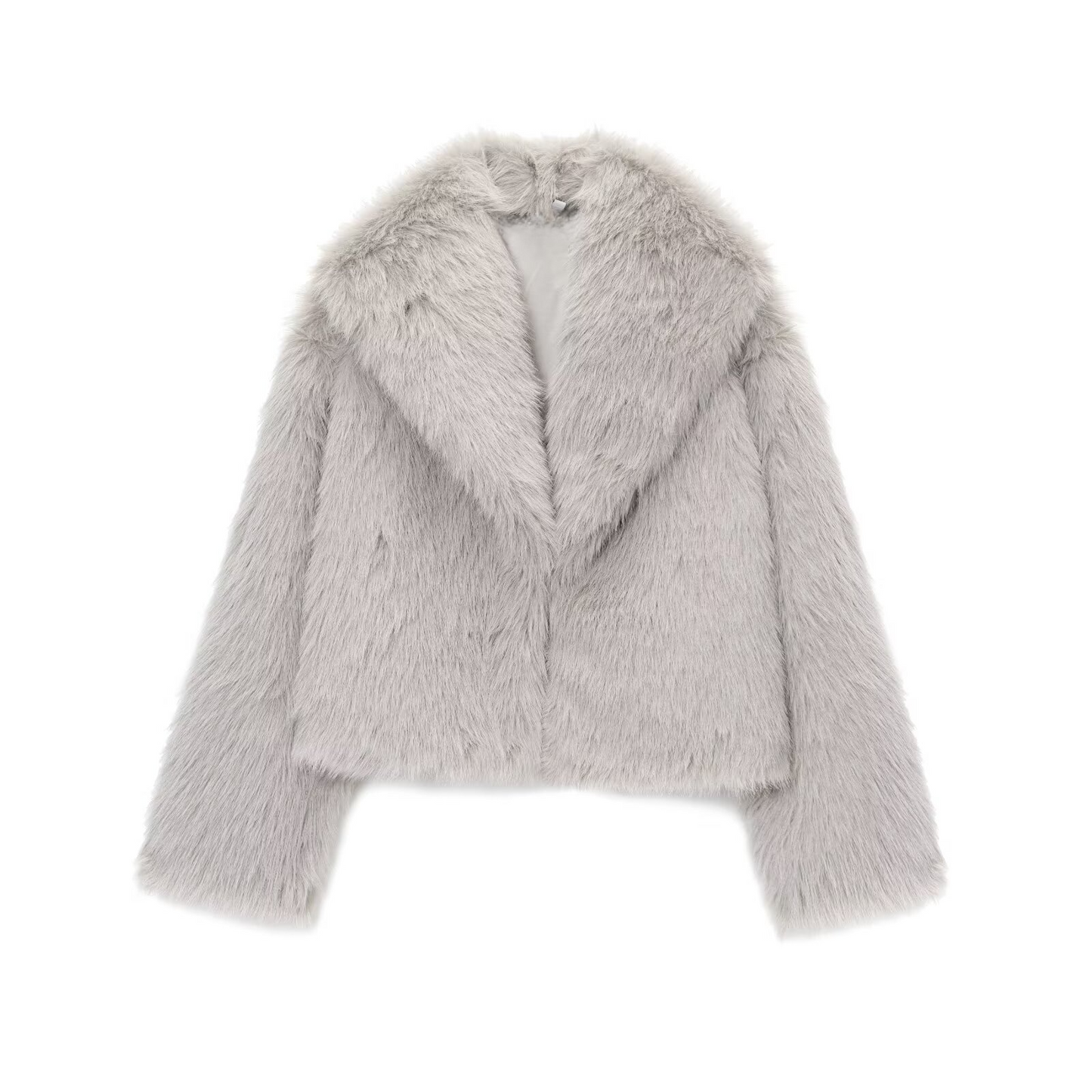 Women's fashion short imitation fur coat