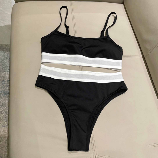 Women's new fashion suspender vest yoga sports bra suit
