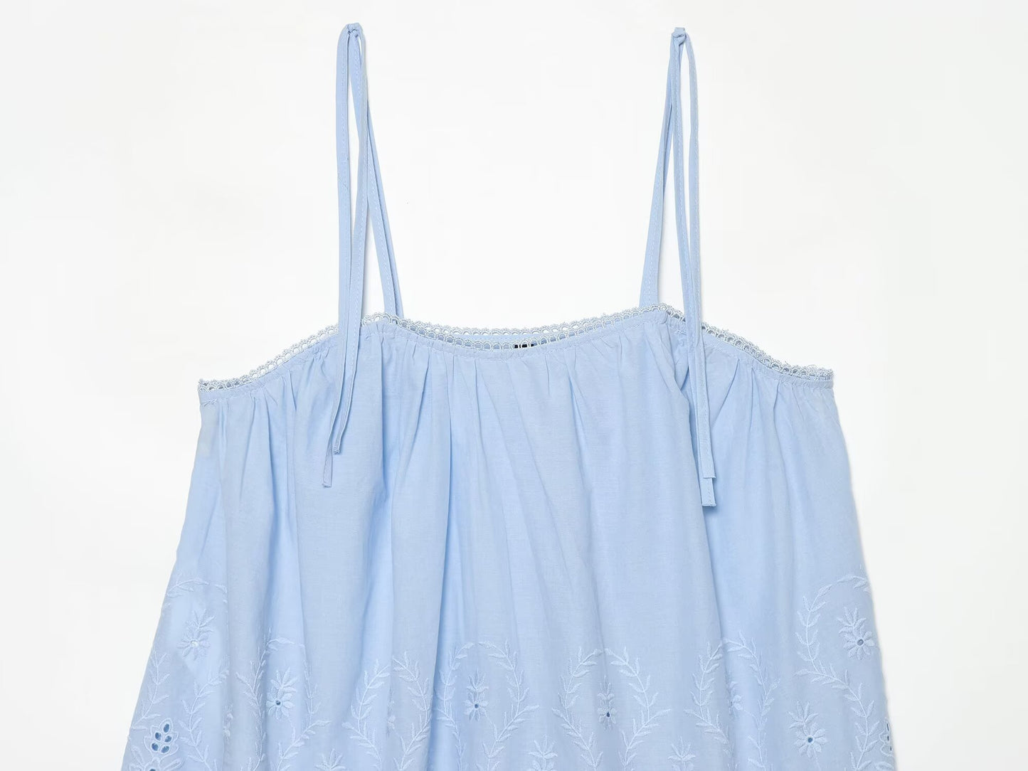 suit Women's 2 pieces embroidered suspender top+shorts