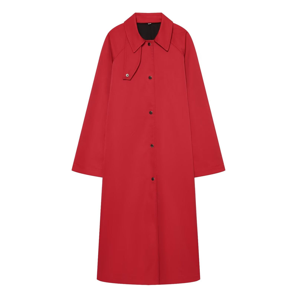 Women's loose long style windbreaker Coat