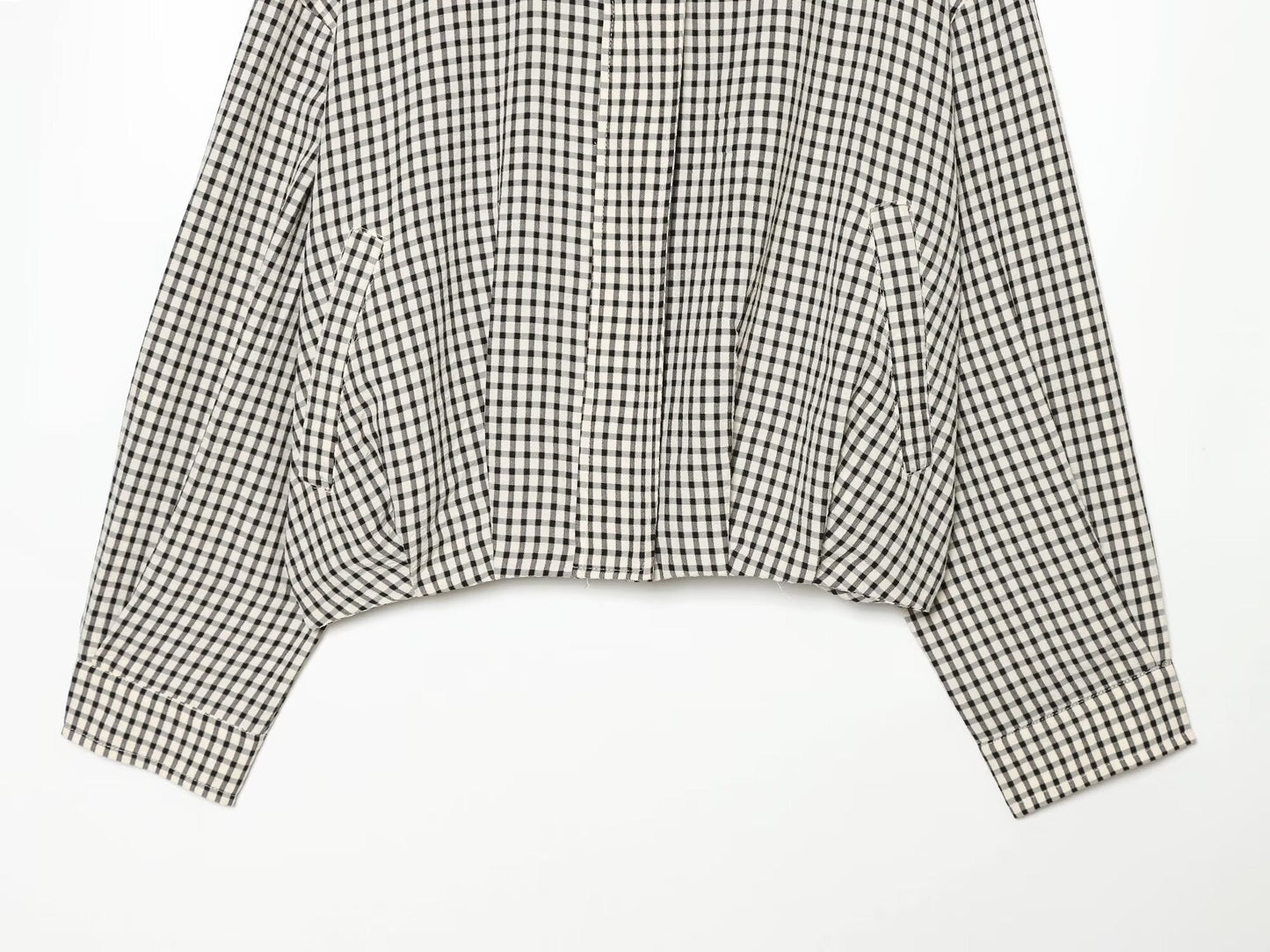 Women's checkered pilot jacket Coat