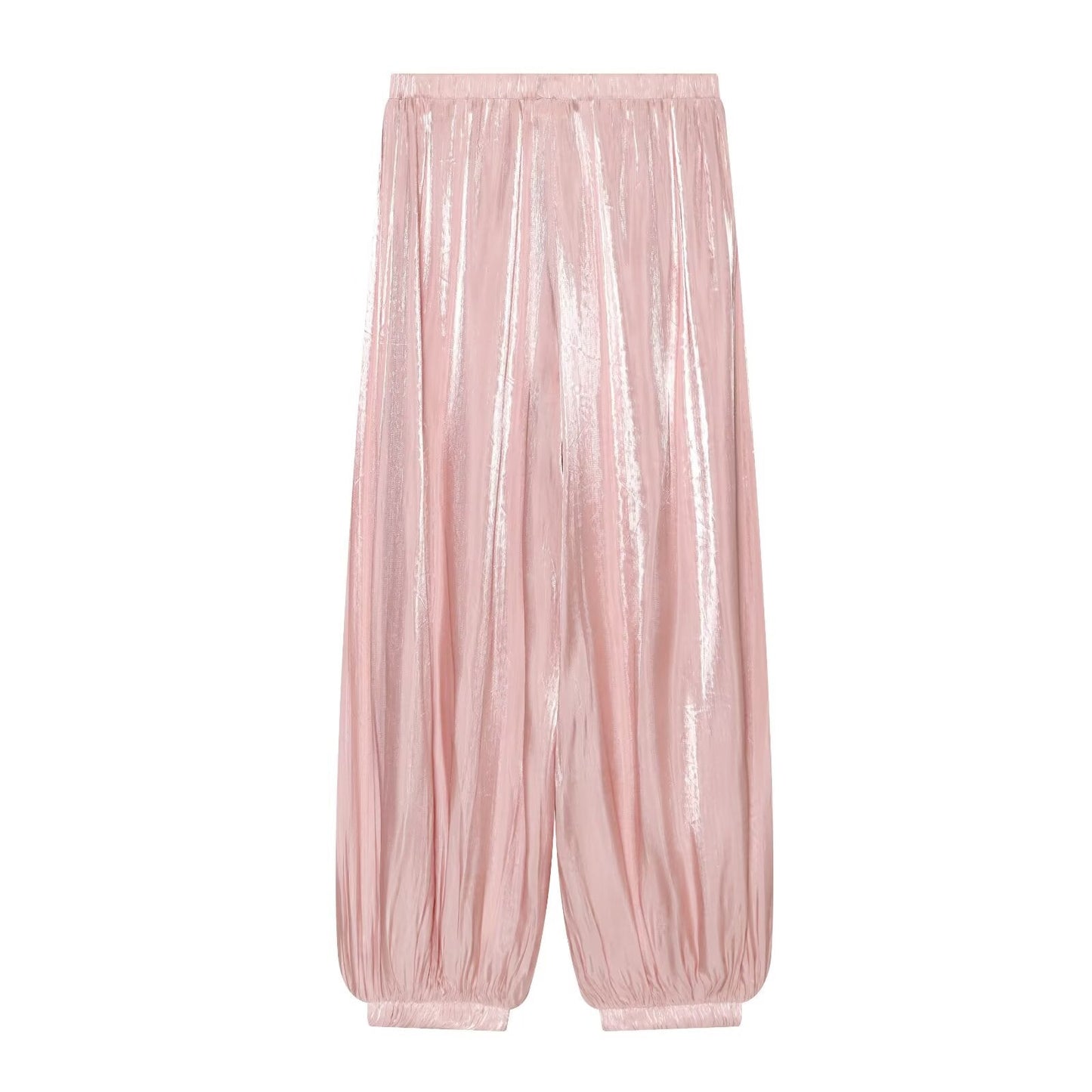 Women's comfortable pleated lantern pants