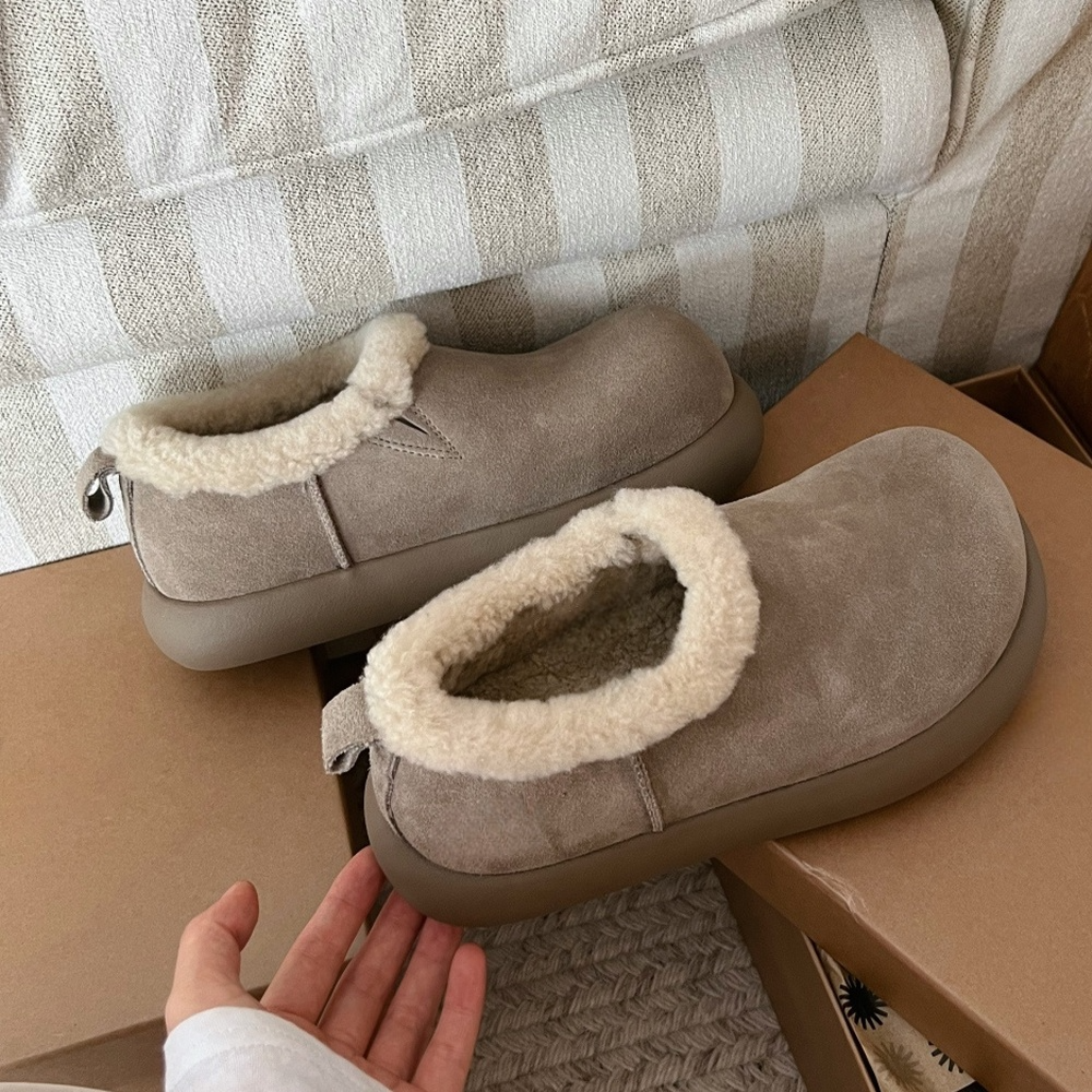 Women's new velvet warm Birken shoes snow boots