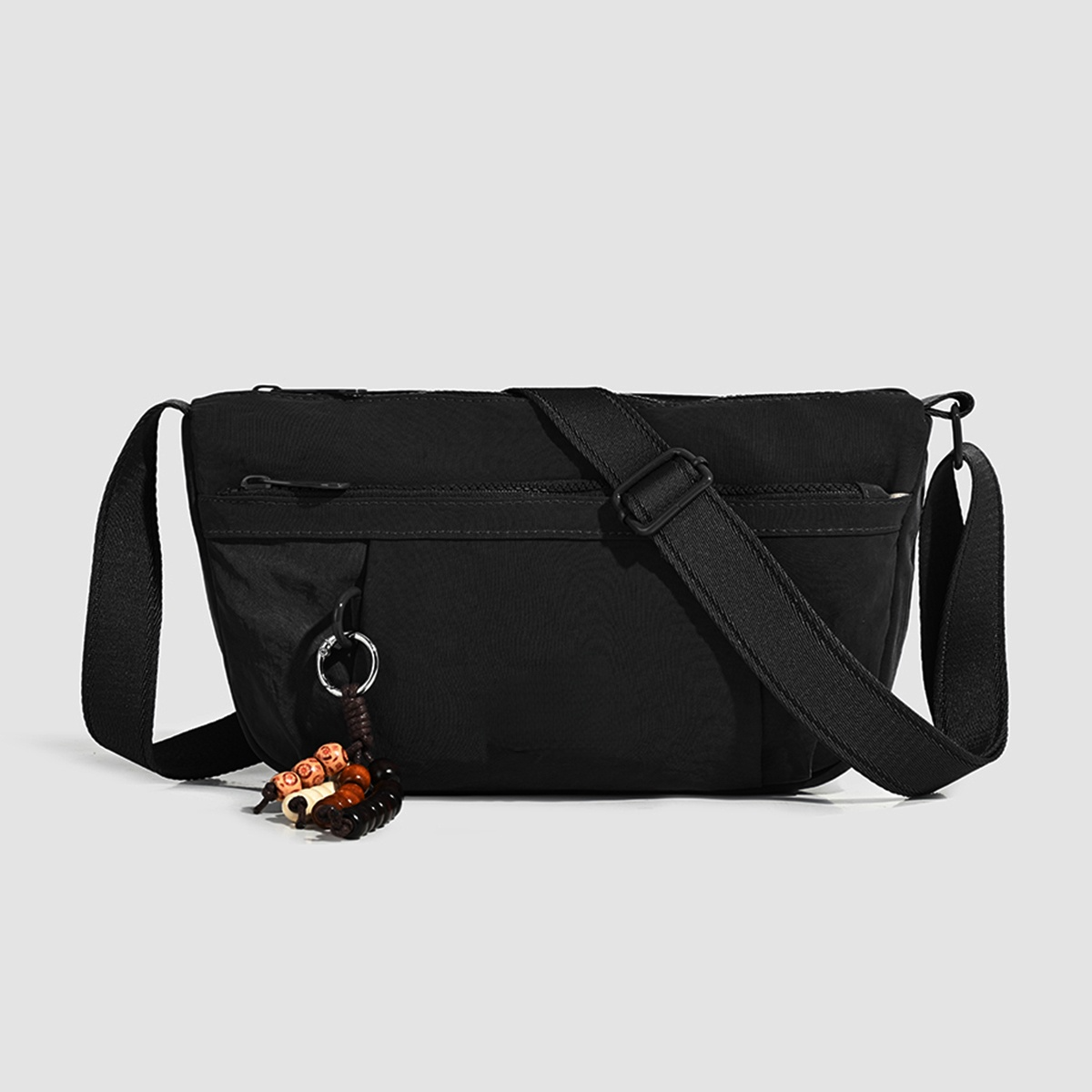 Women's new casual fashion zipper lightweight shoulder crossbody bag