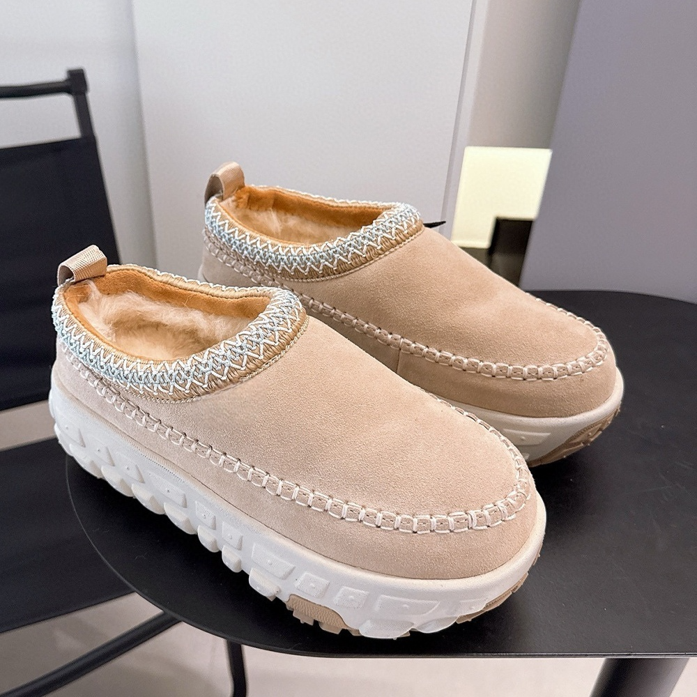 Women's new leisure tire sole shallow snow boots