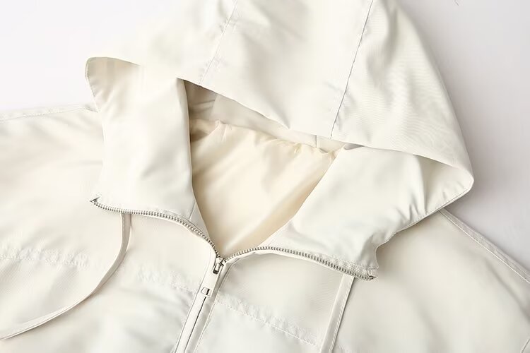 Women's casual short hooded jacket Coat