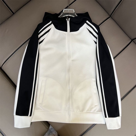 2026 women's new leisure sports hooded cardigan coat