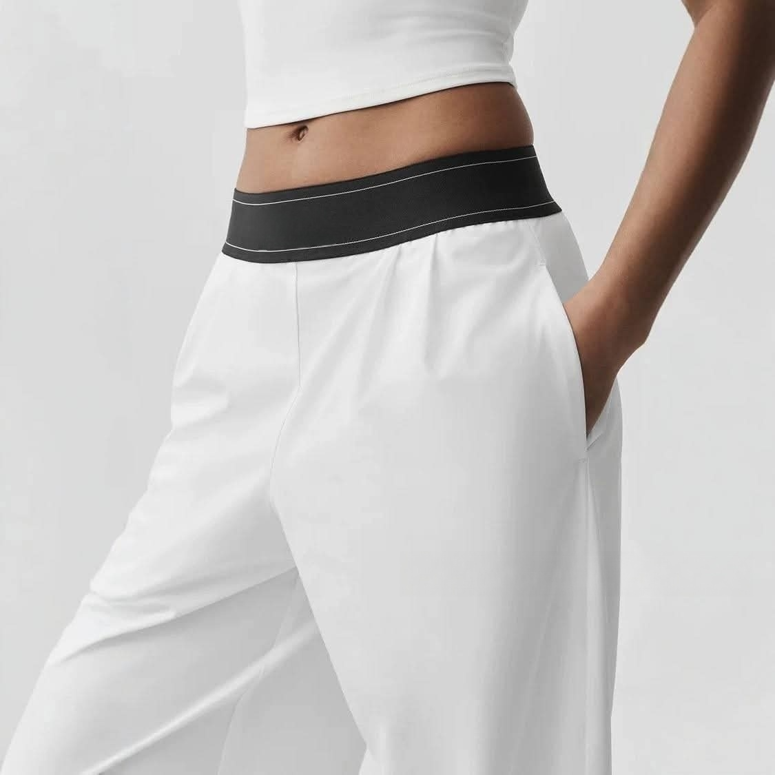 Ladies' New Yoga High Waist Ladies' Yoga Casual Straight Pants