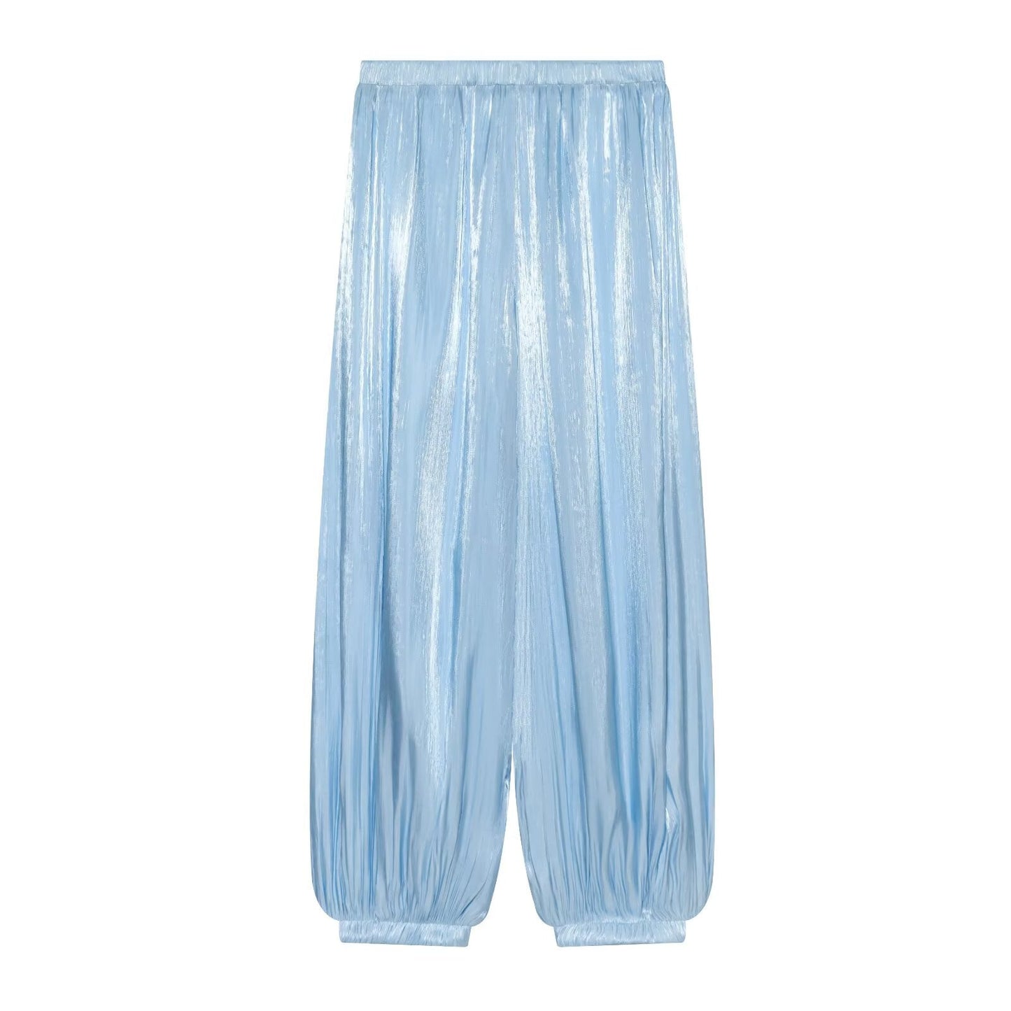 Women's comfortable pleated lantern pants