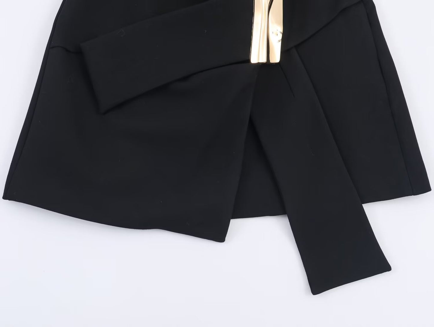 suit Women's 2 pieces Metal buckle decoration Blazer Coat +Pants
