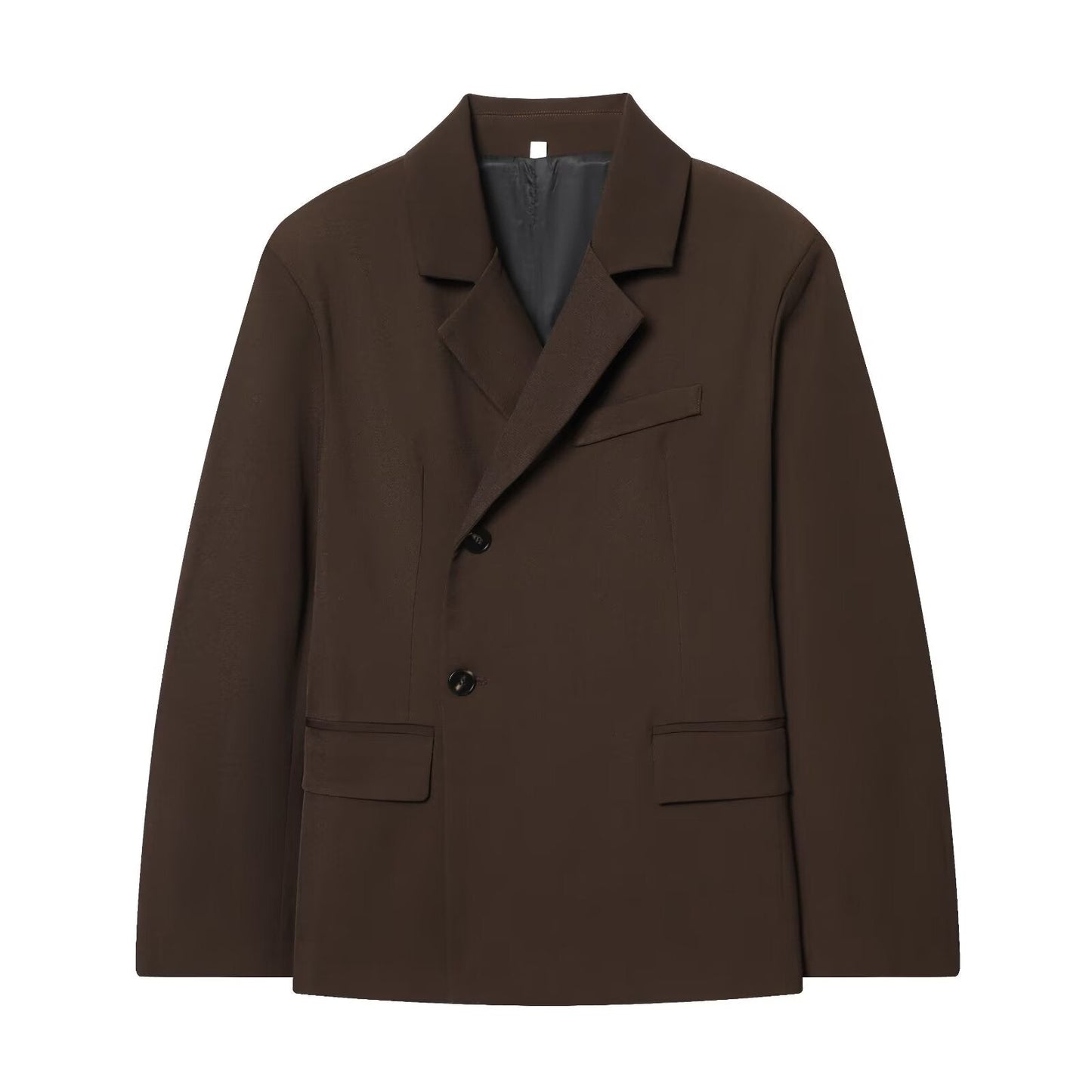 suit Women's 2 pieces slim lapel buckle Blazer Coat +Pants