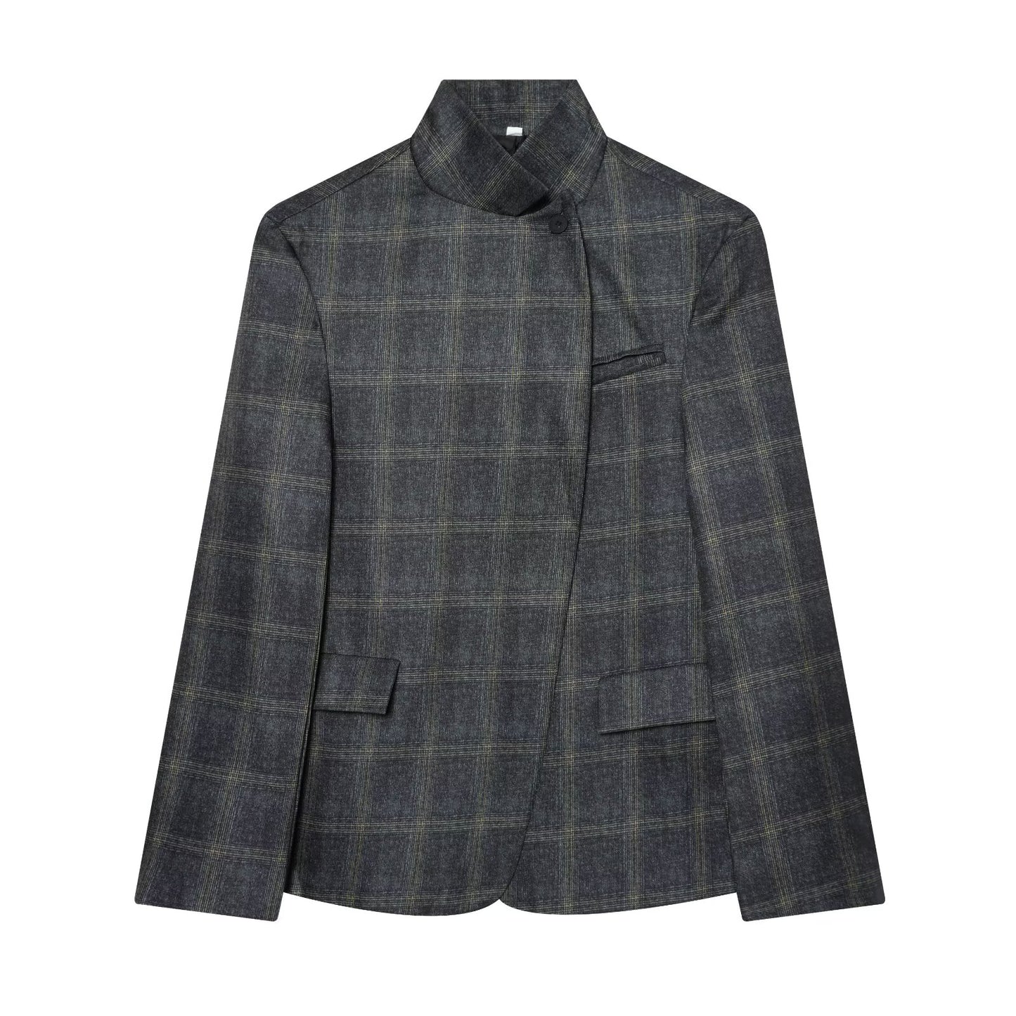 Women's casual stand collar Blazer Coat