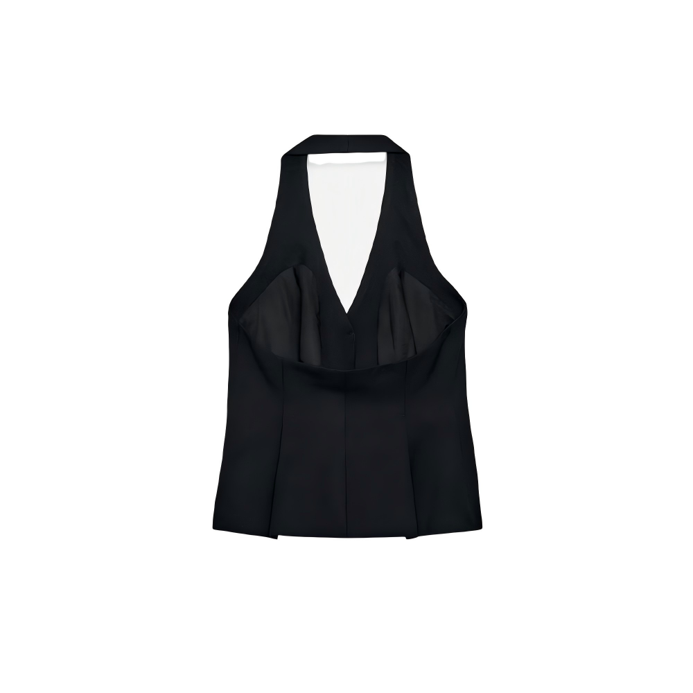 suit Women's 2 pieces halter neck vest style top+Shorts