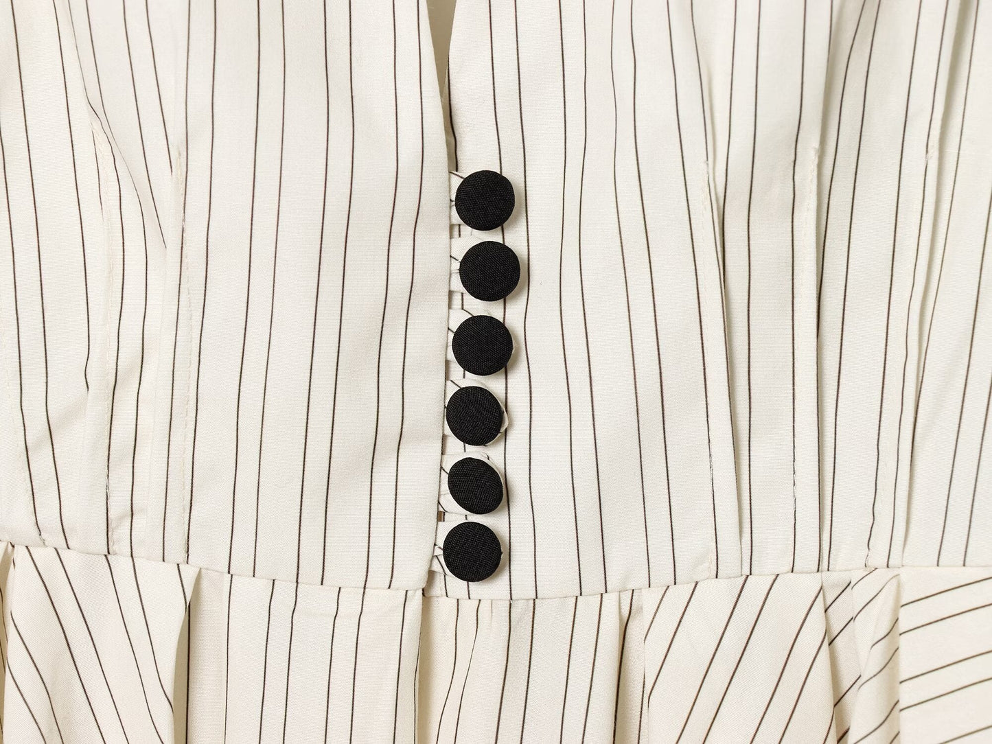 Women's short skirt style hem striped Blazer Coat