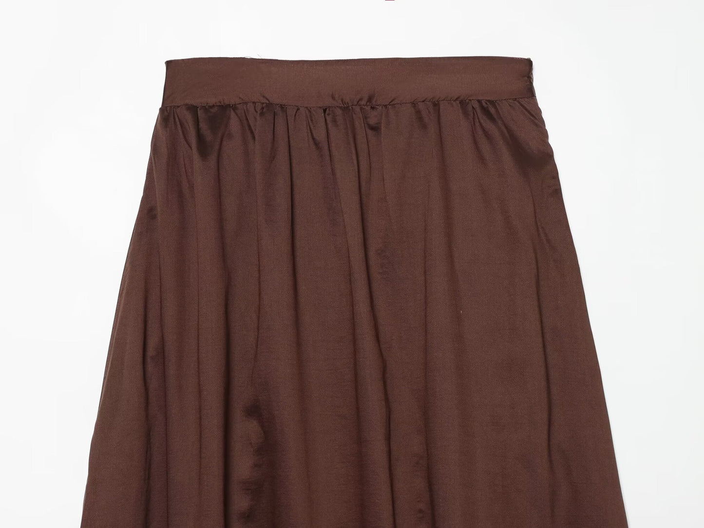 Women's casual embroidered fluffy MIDI skirt